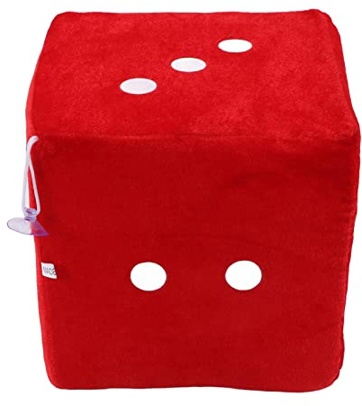 SPYMINNPOO Dadi di Peluche Giocattoli Comodi Dadi di Peluche di Grandi Dimensioni Dadi Cubici Ripieni Cuscino per la Decorazione del Divano di Casa 3 Colori(Rosso) Toysandgames Toysandgames Peluche