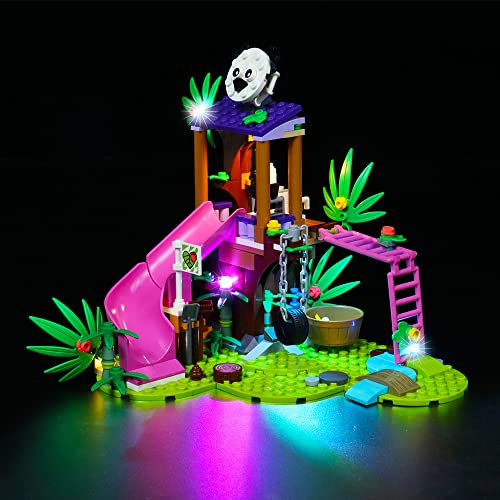 Led Light Set for Lego Panda Jungle Tree House - Not Include Lego Models, Led Light Kit for Lego 41422 Friends Panda-Rettungsstation