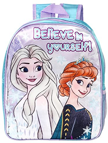 Frozen Premium Rucksack Backpack for Kids featuring Dynamic Blue & Purple Design