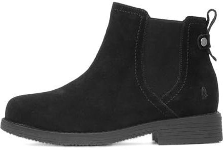 Hush Puppies Women's Maddy Wide Ankle Boot, Black, 5 UK