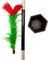 Générique PracticalBaguette Magique à Fleur, Tour de Magie Magique Fleur Baguette Tours Jouet pour Adultes Enfants Spectacle Accessoire Jouet pour garçons Amusant pour Les Enfants
