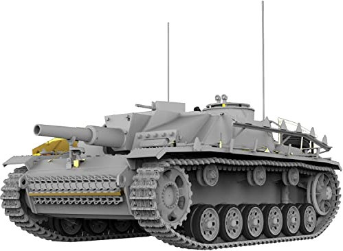 MiniArt 35355 1:35 Dt. StuH 42 AUSF. G Späte Prod. - originalgetreue Nachbildung, Modellbau, Plastik Bausatz, Basteln, Hobby, Kleben, Modellbausatz, Zusammenbauen, unlackiert