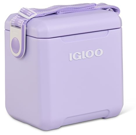 Igloo Lilac Breeze 11 Qt Tag-Along Too Strapped Picnic Style Cooler