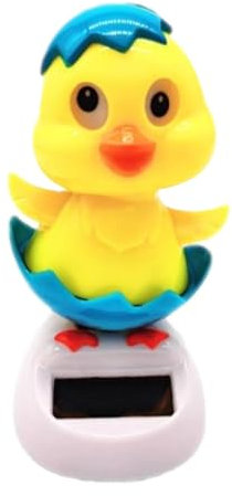 Auto Solar Wackelfigur Figur Eierschalen Wackelkopfpuppe Enten Solar Wackelfiguren Tanzende Enten Solarfigur Statue Auto Armaturenbrett Deko Ornamente, Solarfigur Wackelfigur Für Auto Haus Büro