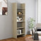ShGaxin Bücherregal, Regal, Schrank, Regal Zimmer, Leiterregal, Standregal, Wandregal, Aktenregal, DVD Regal, Sonoma-Eiche 60x35x180 cm Spanplatte
