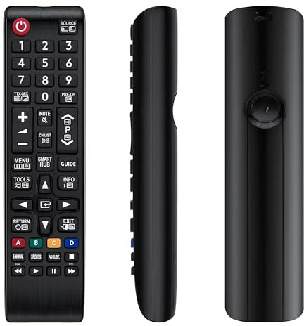 Vexloria Universal Fernbedienung für Samsung Smart TV LCD LED UHD QLED 4K HDR TV, BN59-01175N BN59-01199F AA59-00786A AA59-00602A BN59-01247A AA59-00743A, Alle für Samsung Fernseher Fernbedienung