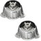 Fesuda 2pcs Motorlager Lagerung Motor Kompatibel mit MERCEDES E-KLASSE W212 S212 CLS, Mounts Motorhalter Motoraufhängung Lagerung Replace# 30627 30628