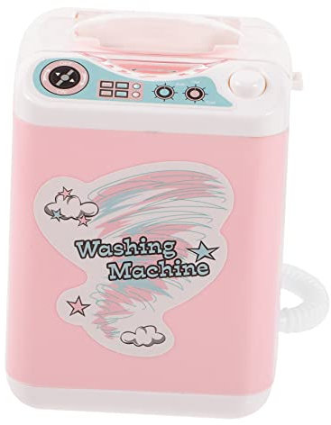 UPKOCH Mini-haushaltsgerät Spielzeug Elektrische Waschmaschine Für Jungen Und Mädchen Pinsel Reinigungsmaschine Make-up Pinsel Washer Pädagogisches Spielzeug