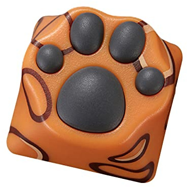 divuukyi 3D Paw Keycaps MX Structure Keycaps ABS+Silicone OEM Keys CapsCustomizable Paw KeyCaps