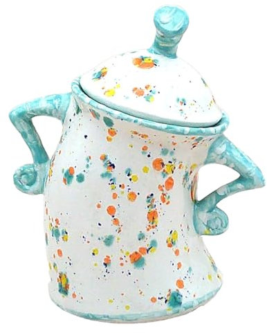 Canister With Attitude,Teapot With Attitude Kitchen Ornaments,Creative Food Storage Jars With Lid,Tea Coffee Sugar Canisters
