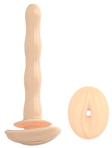 Harnröhren Dilatatoren Männer Dilator Harnröhre Hohl Silikon Penis Plug für Chastity Peniskäfig - Fake Vagina Pussy Penisplug,Katheter Harnröhre Mann,Sex Spielzeug für die Männer (L)