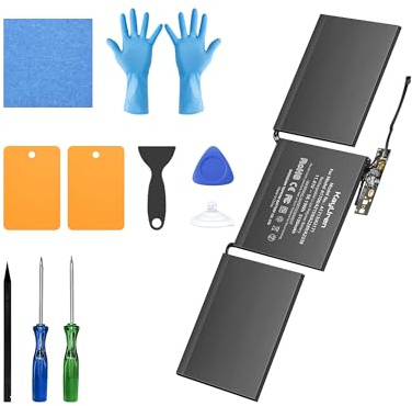 KayUren Replacement Battery for MacBook Pro A2338, 13-Inch, 2020-2022 | Battery models: A1713/A2171, 11.41V 5100mAh 58.19Wh, up to 1000 cycles, 2 screwdrivers, tool kit, installation guide
