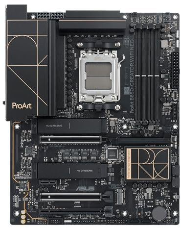 ASUS ProArt B850-CREATOR WiFi 7 NEO AM5 ATX Motherboard, DDR5, DIMM Fit, PCIe 5.0, 3X M.2, 5Gb LAN, DP, HDMI, USB-C, Creator Hub