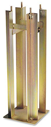 Konstsmide Fundament, B: 9.6 cm, T: 9.6 cm, H: 50 cm, galvanisiert, stahl 447-000