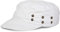 styleBREAKER Unisex Military Cap im Destroyed Vintage Look | verstellbares Army Cap aus Baumwolle | Used Look Schirmmütze für Herren und Damen, Farbe:Weiß