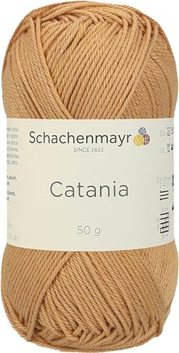 Schachenmayr Hand Knitting Yarns Catania, 50G Camel, 11.5 x 5.2 x 6 cm