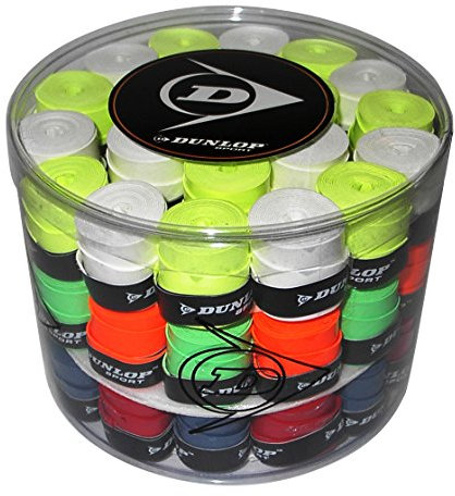 Dunlop Padel Tour Pro Overgrip für Padelschläger, 60er-Dose, mehrfarbig