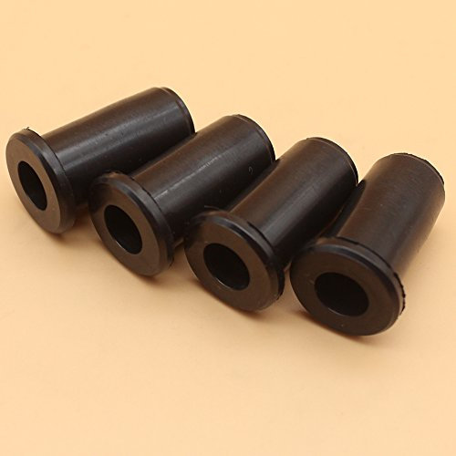 501 76 39 02 - Tampone con montatura AV, in gomma, per motosega Husqvarna 50/51/55, Rancher 55, elemento antivibrazione, 4 pezzi