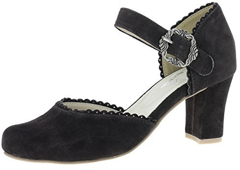 Hirschkogel Damen 3005715 Pumps, Braun Dunkelbraun, 40 EU