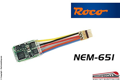 Fleischmann 685504 6-poliger Decoder mit Stecker (NEM 651)