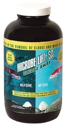 AQUA FORTE - 1L Microbe-Lift Sludge Away zersetzt Bodenschlamm im Gartenteich natürlicher Abbau organischer Schmutz Klärer Klar Teich