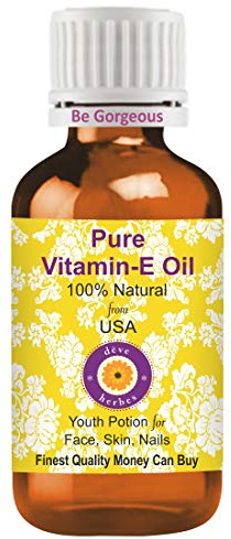 Deve Herbes Pure Vitamin E Oil Yellow 30ml (1 oz)