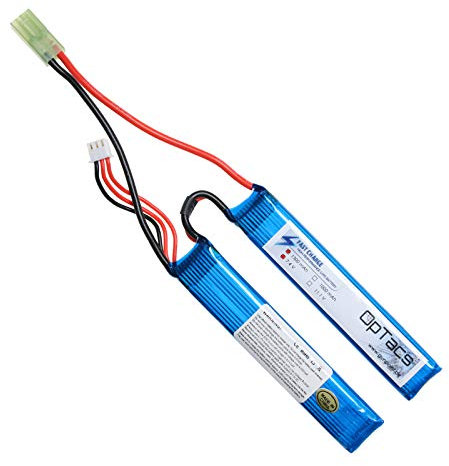 OpTacs LIPO 1300mAh 7.4V 25C 2 Ways Split Micro Tamiya