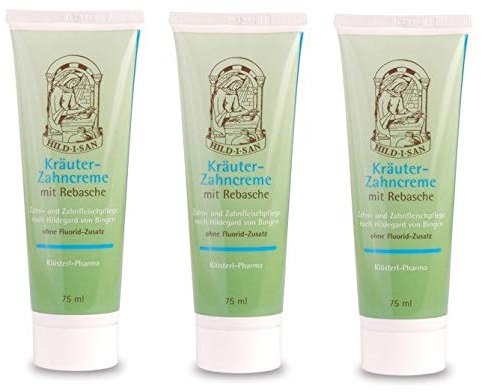 3er Pack Rebaschen Zahncreme mit Kräutern