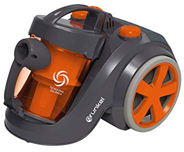 Grunkel ASP-AA CYCLONIC Aspiradora, 700 W, 1.8 Liters, 44 Decibeles, Naranja Y Gris