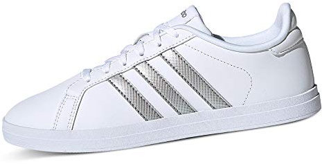 adidas Damen Courtpoint X Shoes Tennisschuhe, Cloud White/Silver Metallic/Granite