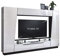 Homeface MEDONA VA Wohnkombination 4-Teilig - Modern - Front: MDF Hochglanz - Farbe: Weiß - TV Wand - B/H/T: 275, x 194,5 x 40