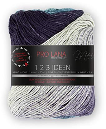 Unbekannt Lana 1-2-3 Ideen 100g 10 Ozean, 010