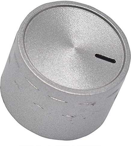 sparefixd Silver Temperature Control Knob Switch Dial to Fit Beko Hob