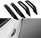 TIKSCIENCE Tesla Model 3/Y Door Handle Cover Kit - 4 Black ABS Plastic Gloss Pull Handle Protectors - Easy Install - 2017-2023