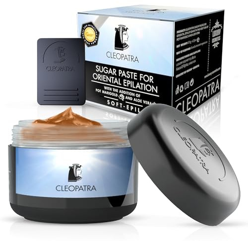 Soft-Epil Zuckerpaste zur Haarentfernung - Sanfte Zuckerpaste für Körper, Gesicht, Bikini & Intimbereich - Natürliches Kaltzuckerwachs mit Calendula & Aloe Vera - Enthaarung & Waxing für Frauen