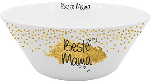 infinite by GEDA LABELS (INFKH) Bol à céréales Beste Mama Doré 400 ml