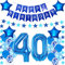 Luftballons 40. geburtstag mann deko blau,Geburtstagsdeko 40 jahre mann,Folienballon 40 Geburtstag Dekoration männer,deko 40. Geburtstag Mann Deko blau,geburtstags banner 40 geburtstag deko