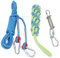 Hundespielzeug Kleine Hunde, Welpenspielzeug, Spring Pole Hundeseilspielzeug Edelstahl Feder Hunde Bungee Seil für mittlere und große Hunde