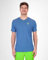 BIDI BADU Herren Crew Inside Out V-Neck Tee - Blue, neon Green, Größe:XL