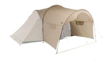 Jack Wolfskin Unisex – Erwachsene Front Porch Zelt, White Pepper, Einheitsgröße