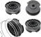 4 Pièces Ø1,65mm 6m Fil Coupe Bordure Bosch, Bobine Rechange F016800569 F016800385 avec Couvercle de Bobine de Rechange F016F05320，Compatible avec Bosch EasyGrassCut 18 23 26 SL