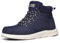 Bruno Marc Stivali da Neve Uomo Inverno Impermeabili Trekking Scarpe Outdoor Stivali alla Moda Basso Scarpe da Neve,Size 47,Blu,SBSB2311M