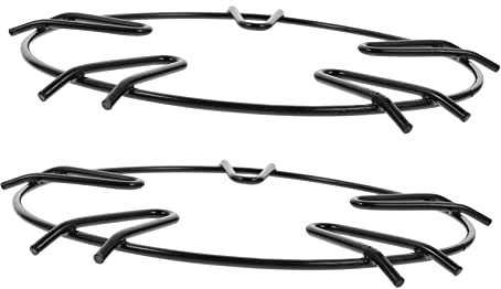 IMIKEYA 2St gasherd halterung fünf Klauenofenringe Kochfeld-Stützring Küchenutensilien Kochgeschirr aus Edelstahl Halterungszubehör kreative Stützgestelle Gasherde wok