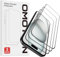 OMOTON [Full Screen für iPhone 16 Panzer Schutz Glas, 9H Härte Schutzfolie Folie kompatibel mit iPhone 16/15, mit Rahmen-Installationshilfe, Anti- Kratzer, 3 Stück