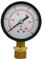 Lumonic I Manometer 0-6,0bar I 1/2 Zoll I Klasse 2,5 I Anschluss unten I Durchmesser 60mm I Druckmesser I für Druckluft und Wasser