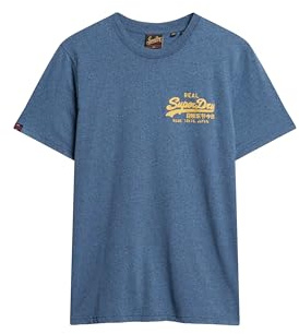 Superdry Herren Klassisches Vintage-T-Shirt mit Logoprint