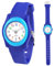 Edillas Kinderuhr Analog für Jungen Mädchen,wasserdichte Armbanduhr Jungen Mädchen Kinder Kleinkind zum Leicht zu lesen Lernen Zeitschule mit Weichem Riemen Lernen Uhren (Blau-8841)