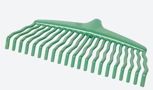 Rateau Râteau à Feuilles - 27cm - Plastique Vert - Herbe Feuille Jardin - 270