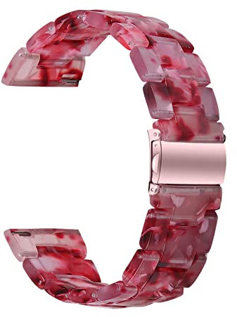 Banda di orologi per cinturino in resina da 20 mm per Garmin Venu Sq Vivoactive 3/Vivomove HR/Forerunner 645 245 Bracciale per smartwatch