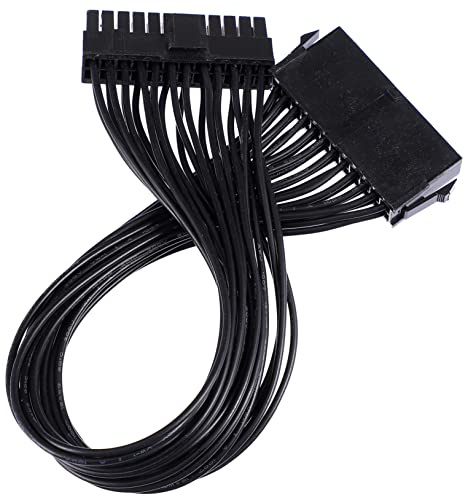 DOITOOL Cavo Di Alimentazione Per Scheda Madre Atx 24 Pin 20 4 Pin 18awg Rame Solido 30cm Cavo Di Prolunga Maschio Femmina Compatibile Alimentatori Pc Fai Da Te